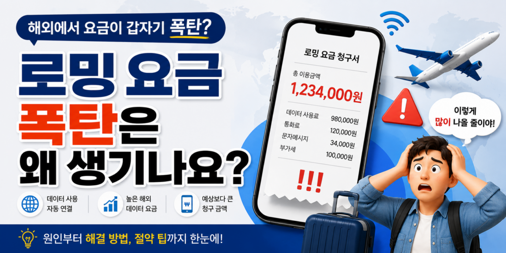 로밍 요금 절약