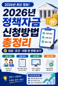 2026년 정책자금