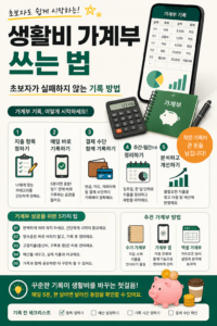 생활비 가계부 쓰는 법