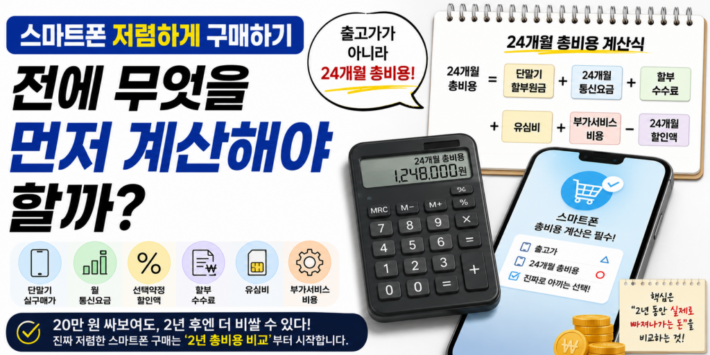 스마트폰 저렴하게 구매하기