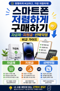 스마트폰 저렴하게 구매하기