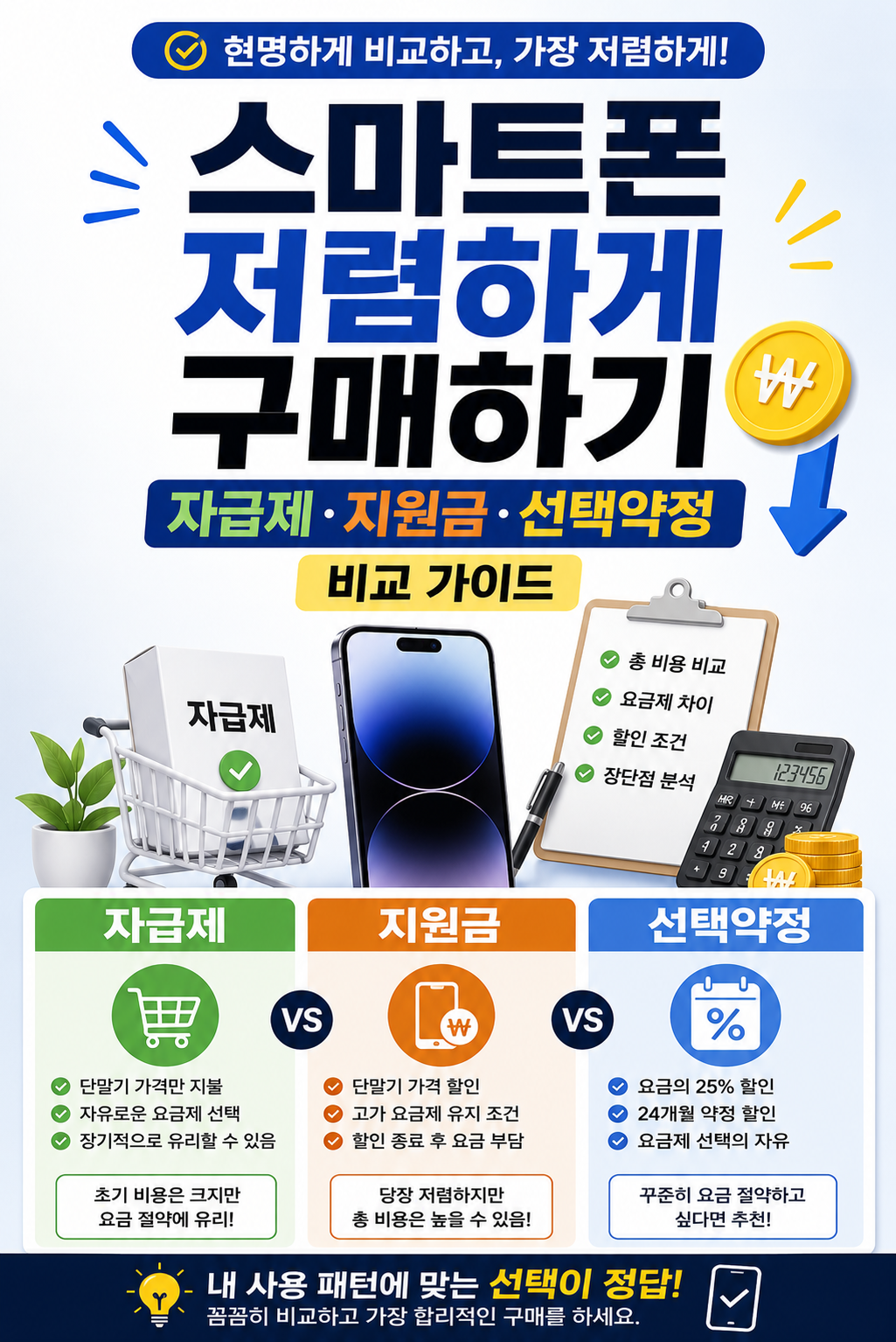 스마트폰 저렴하게 구매하기