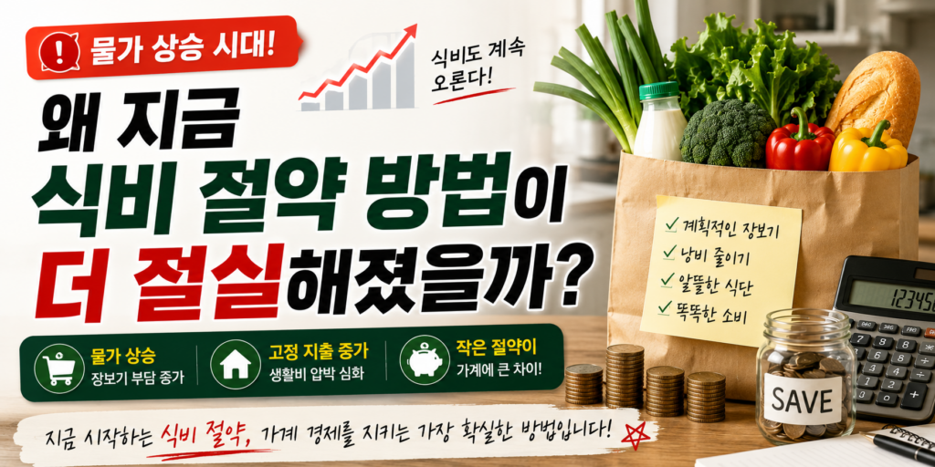 식비 절약 방법