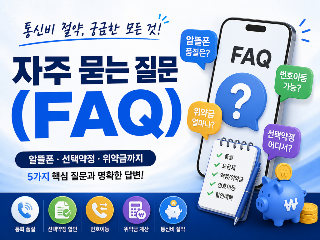 통신비 절약 방법
