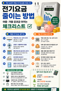 전기요금 줄이는 방법