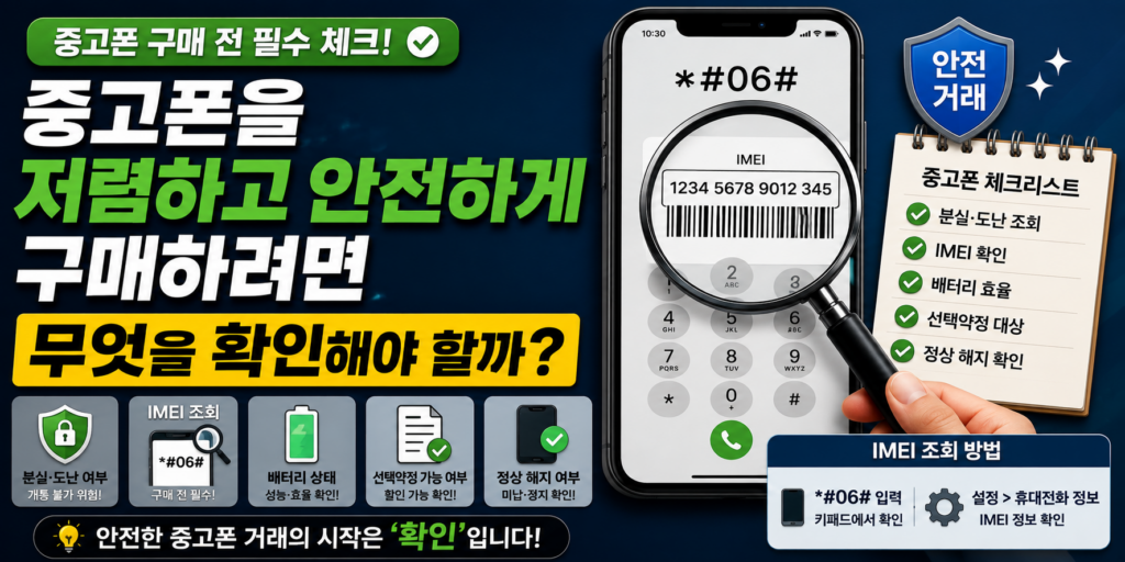 스마트폰 저렴하게 구매하기