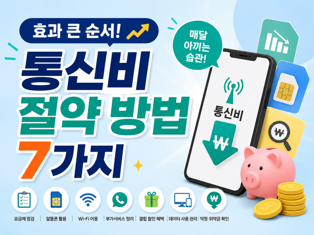 통신비 절약 방법